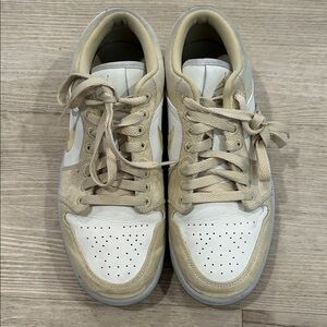 Air Jordan 1 Low "Team Gold/Sail" Women’s Sneaker Size 8.5